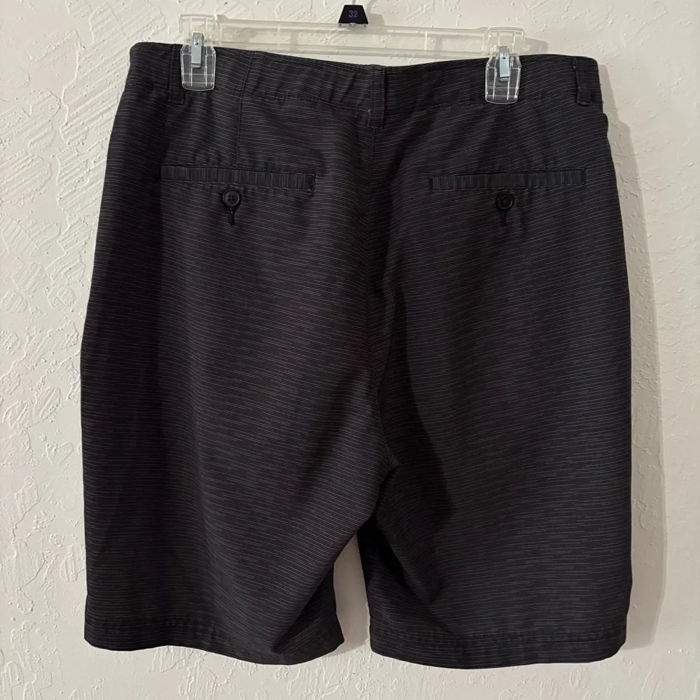 Lot Of 2 Bolle Casual Chino Shorts Mens 34‎ Black Brown Khaki Performance Pocket